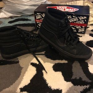 Men’s vans black high tops 8
